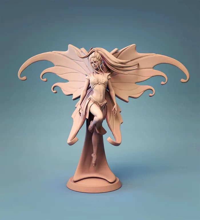 STL - Figura de hada del bosque