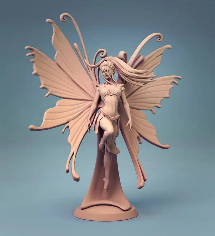 STL - Figura de hada del bosque