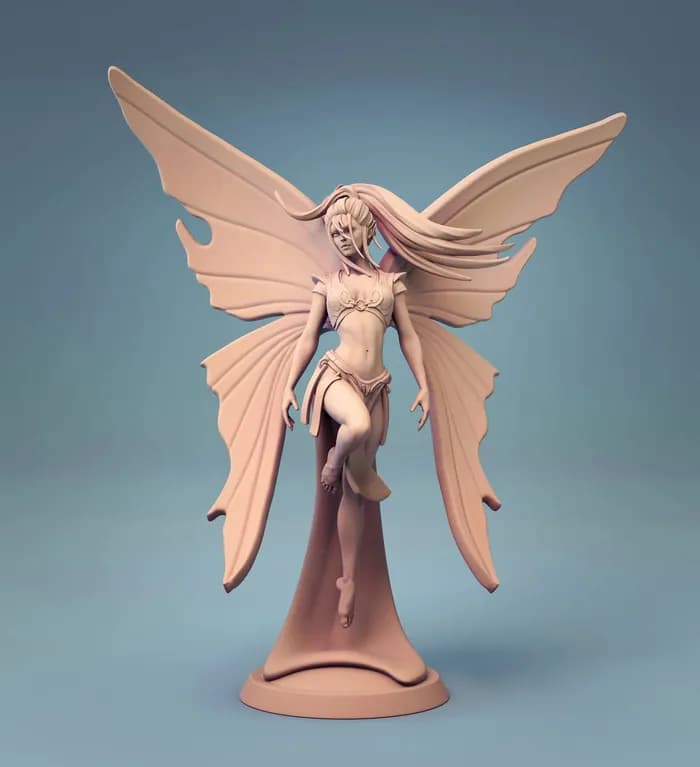 STL - Figura de hada del bosque