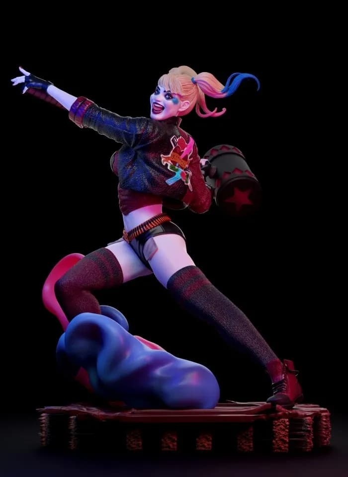 STL - Harley Quinn Figure