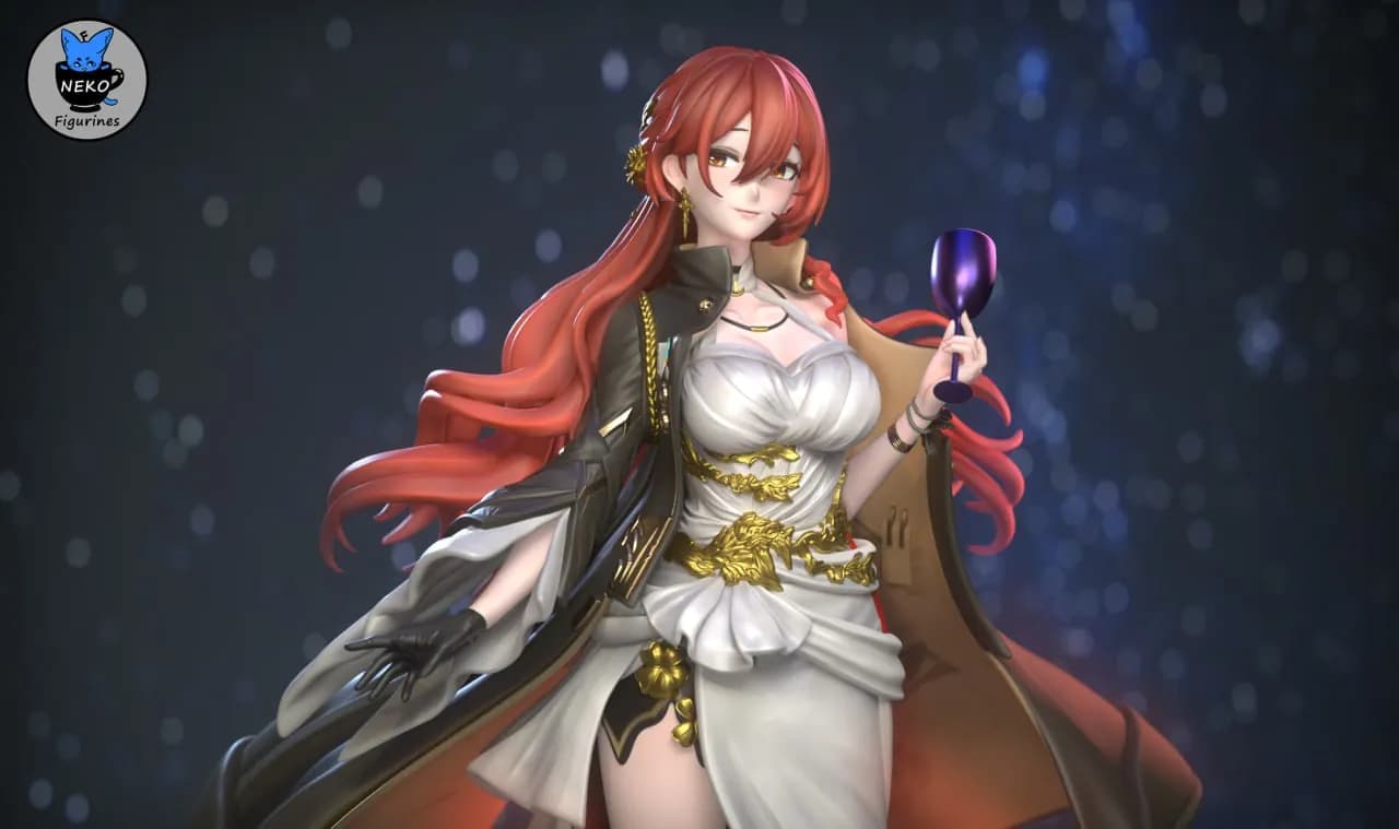 STL - Figura de Himeko elegante