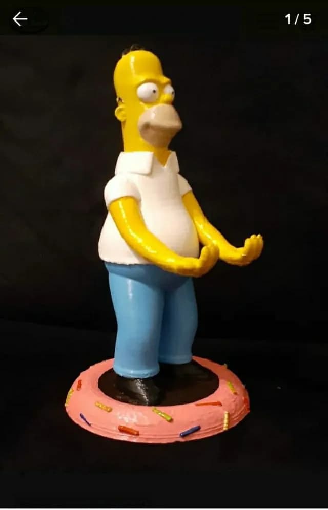 STL - Figura de Homero Simpson