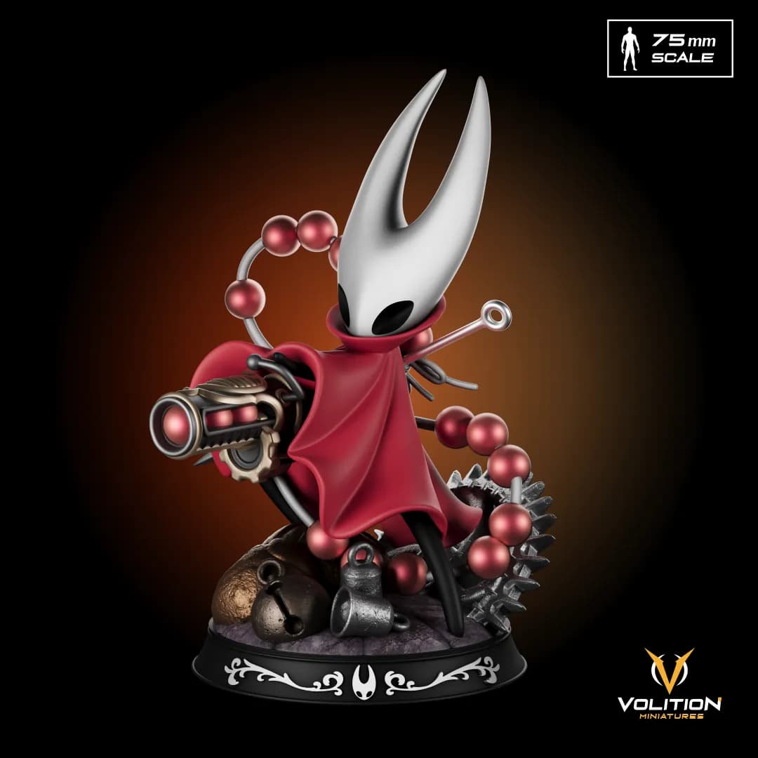 STL - Figura de Hornet de Hollow Knight render 2