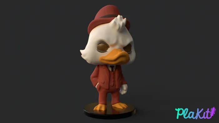 STL - Figura de Howard el Pato render 2