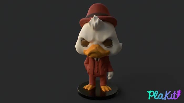 STL - Figura de Howard el Pato render 3