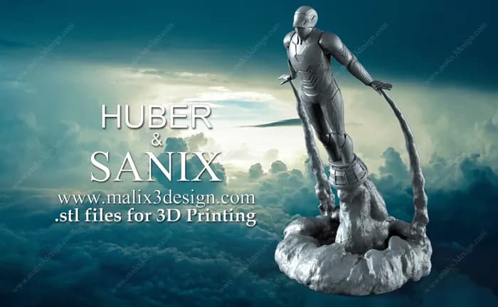 STL - Figura de Iron Man Mark 50 render 3
