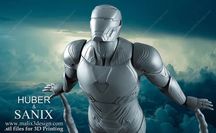 STL - Figura de Iron Man Mark 50 render 5