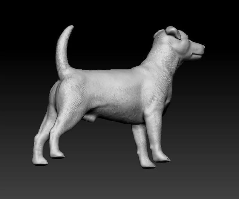 STL - Figura de Jack Russell Terrier