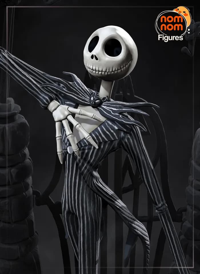STL - Figura de Jack Skellington render 3