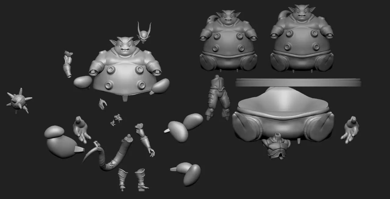 STL - Figura de Janemba render 2