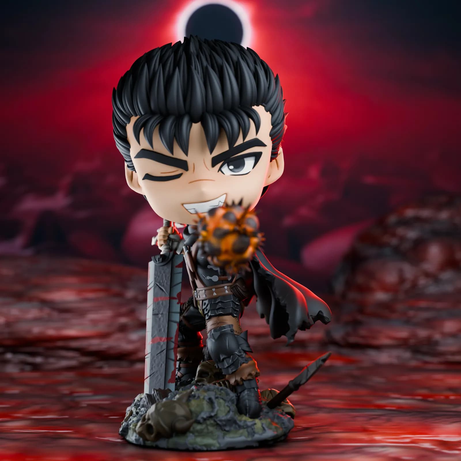 STL - Figura de Jesús estilo chibi render 3