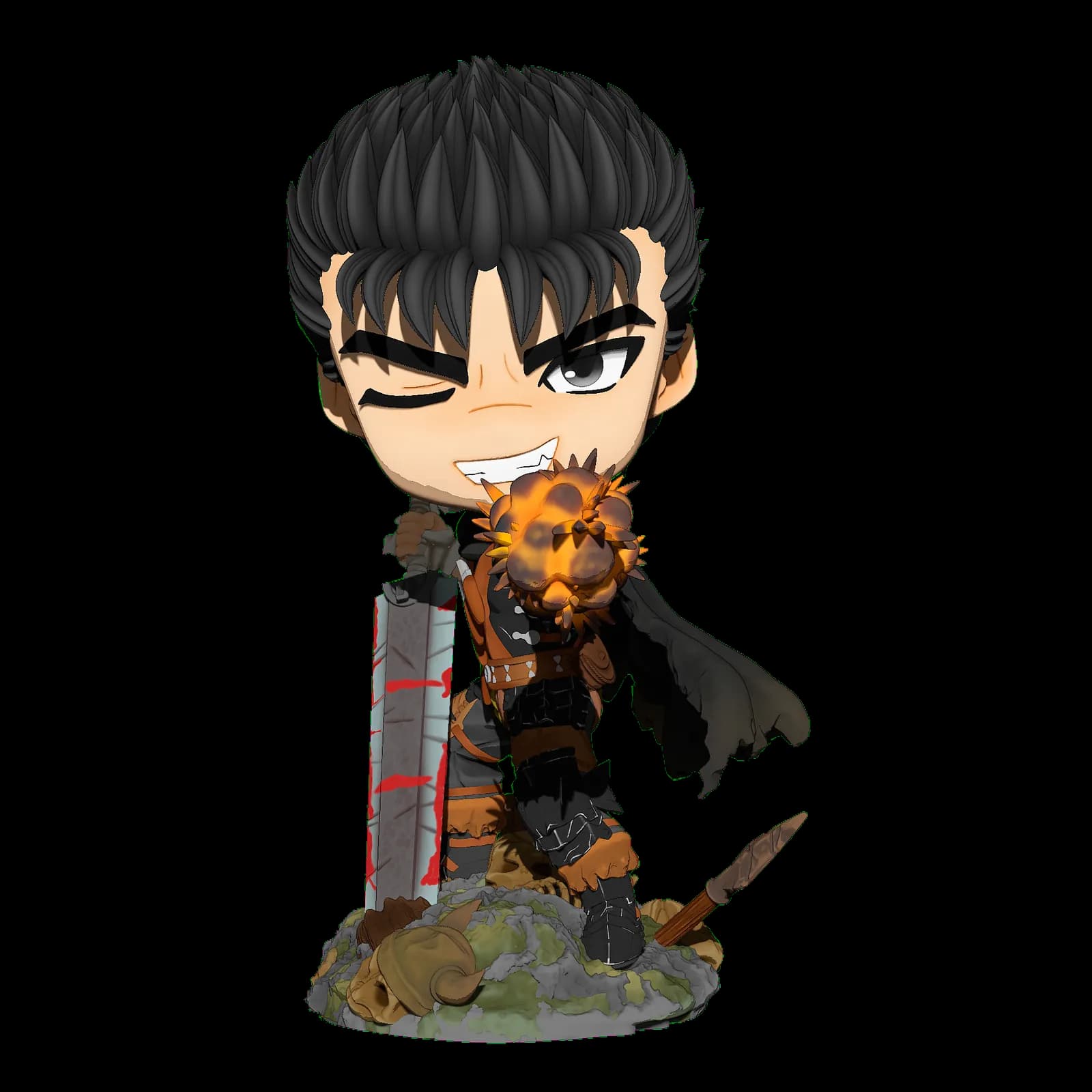 STL - Figura de Jesús estilo chibi render 5