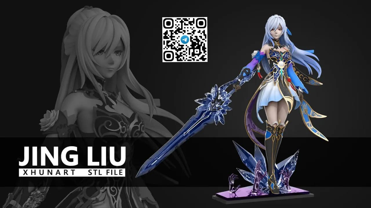STL - Figura de Jing Liu