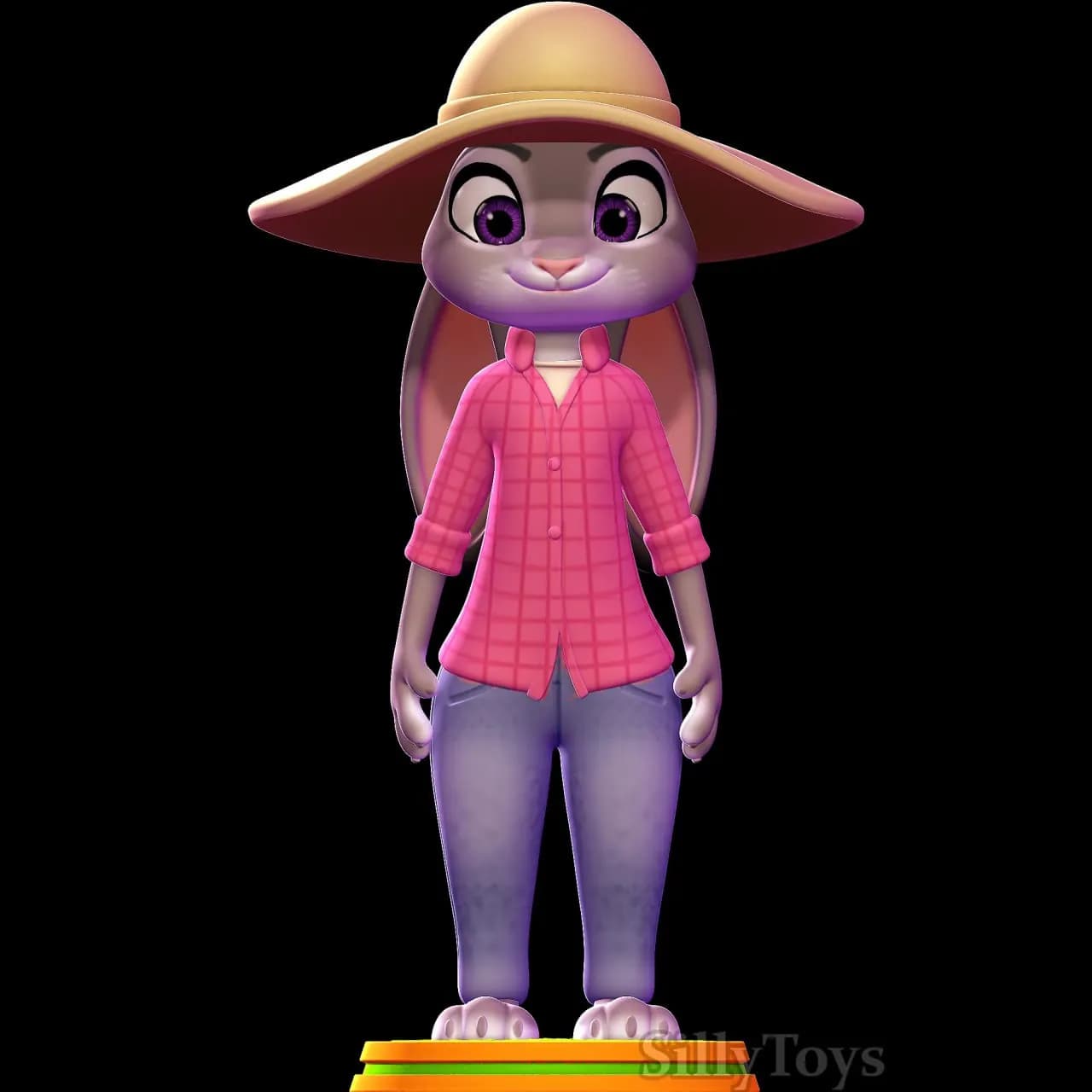 STL - Figura de Judy Hopps granjera