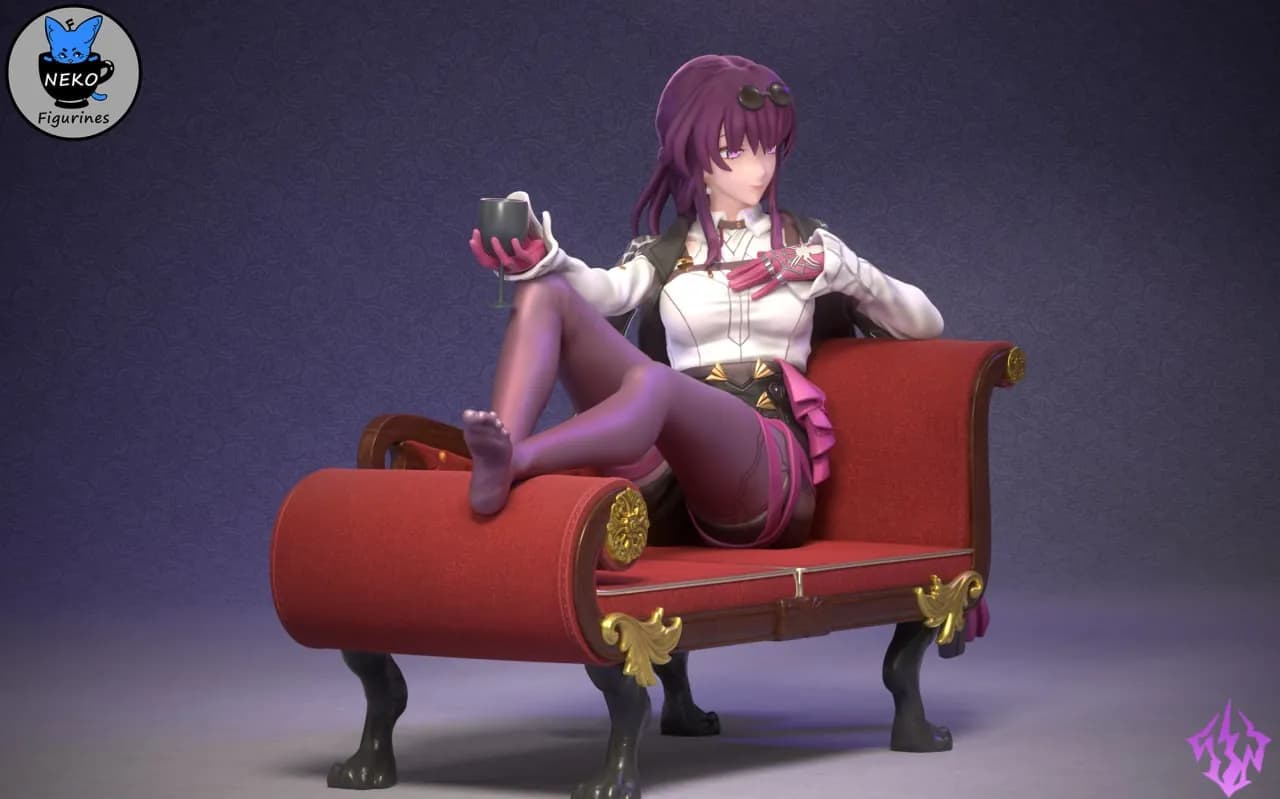 STL - Figura de Kafka estilo anime render 3