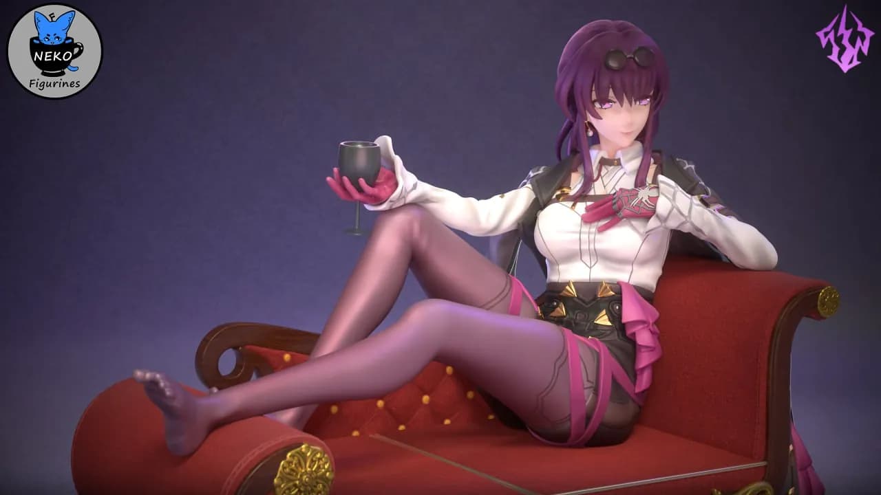 STL - Figura de Kafka estilo anime render 5
