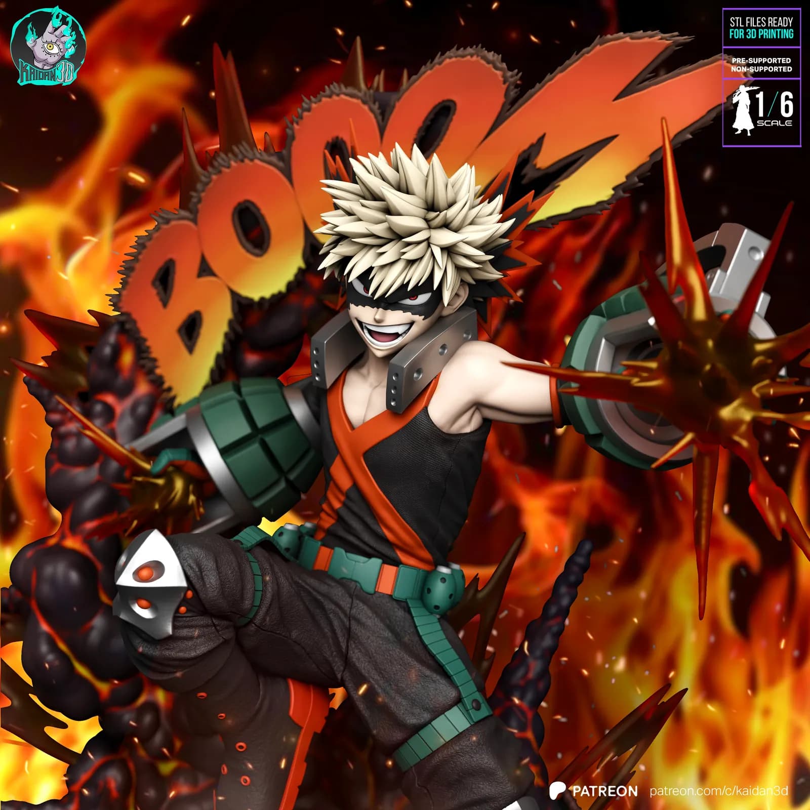 STL - Katsuki Bakugo Figure