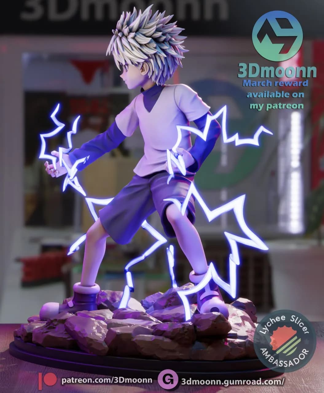 STL - Figura de Killua Zoldyck