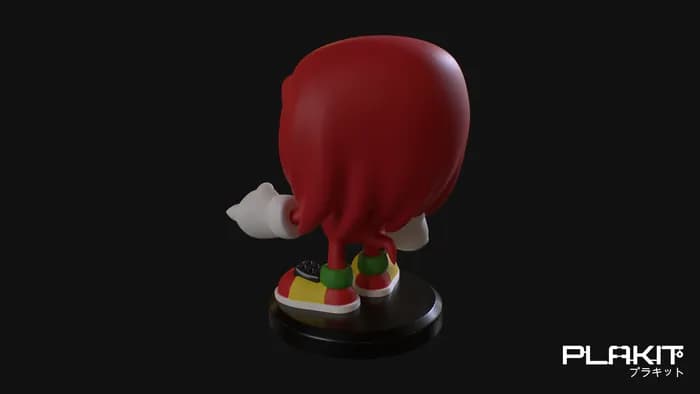 STL - Figura de Knuckles el Echidna render 3