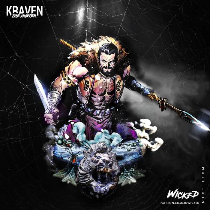 STL - Figura de Kraven el Cazador