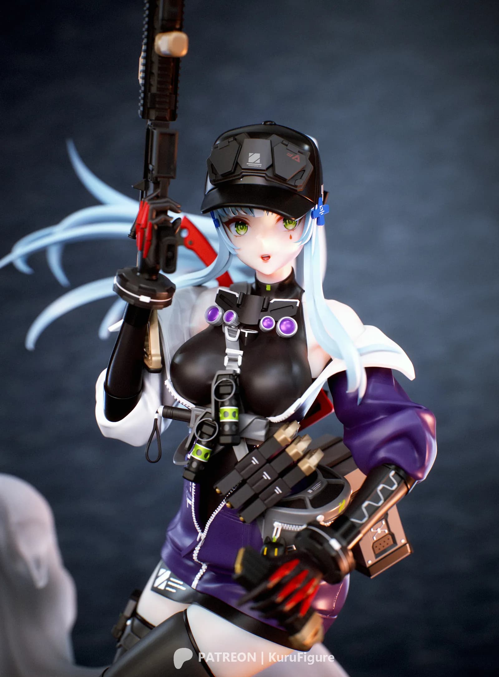 STL - Figura de Kuru de Girls' Frontline