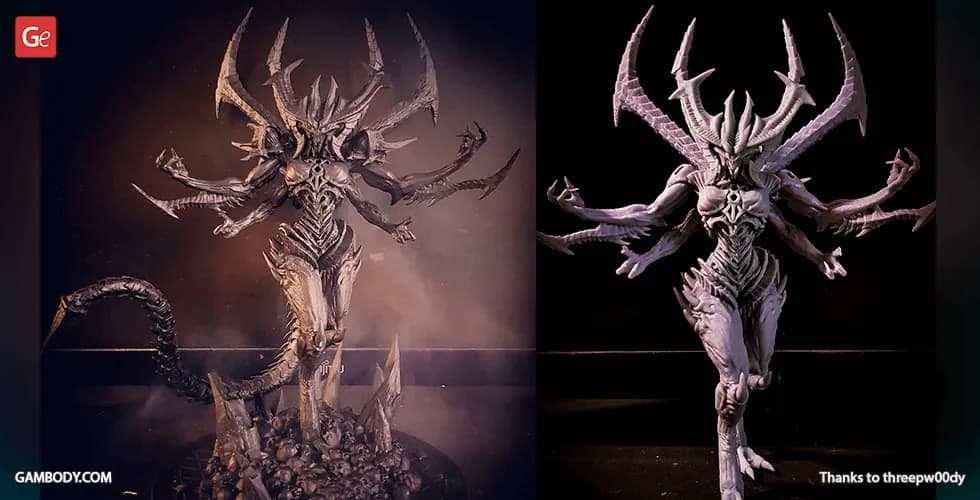 STL - Figura de la Reina Demonio Diablo