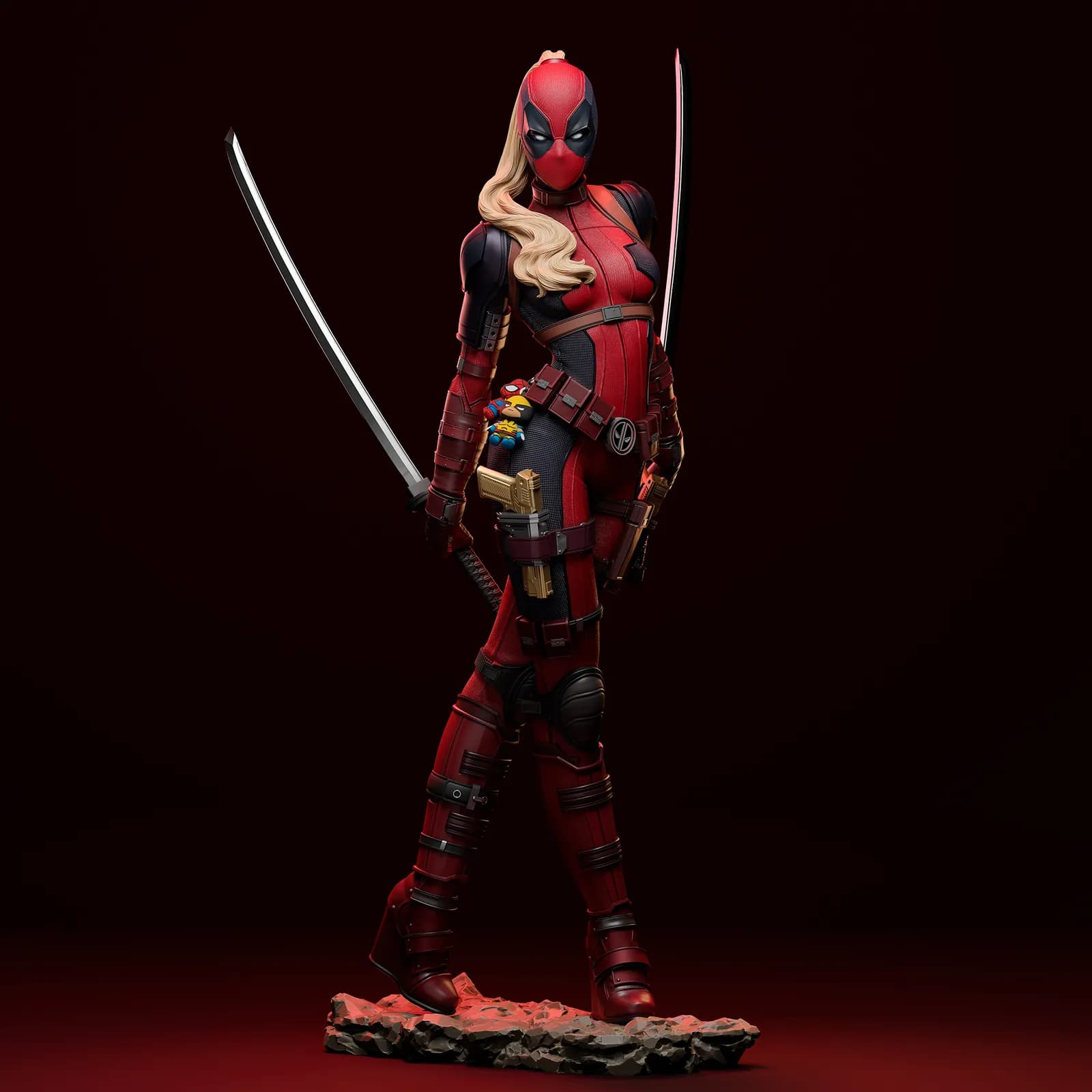 STL - Figura de Lady Deadpool