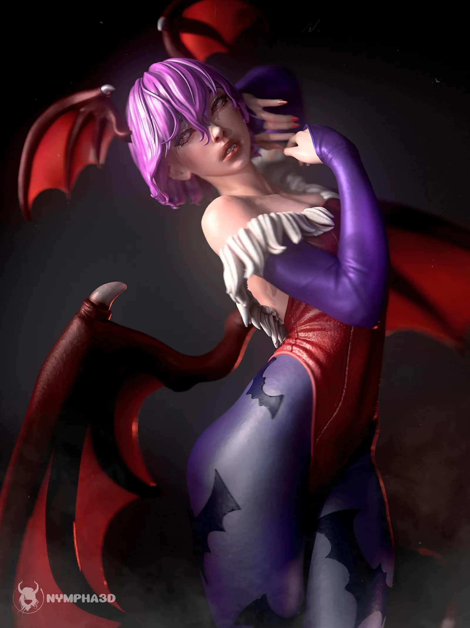 STL - Figura de Lilith Darkstalkers