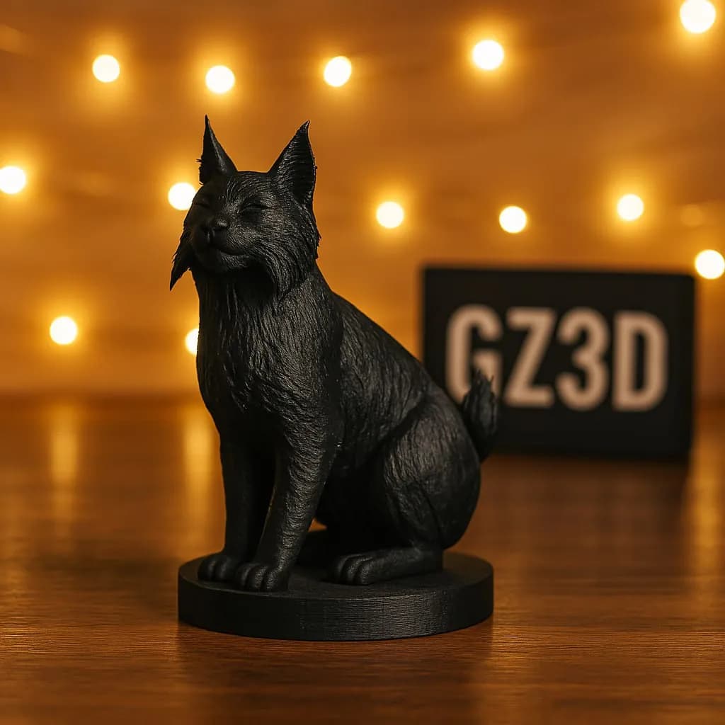 STL - Figura de Lince Linda
