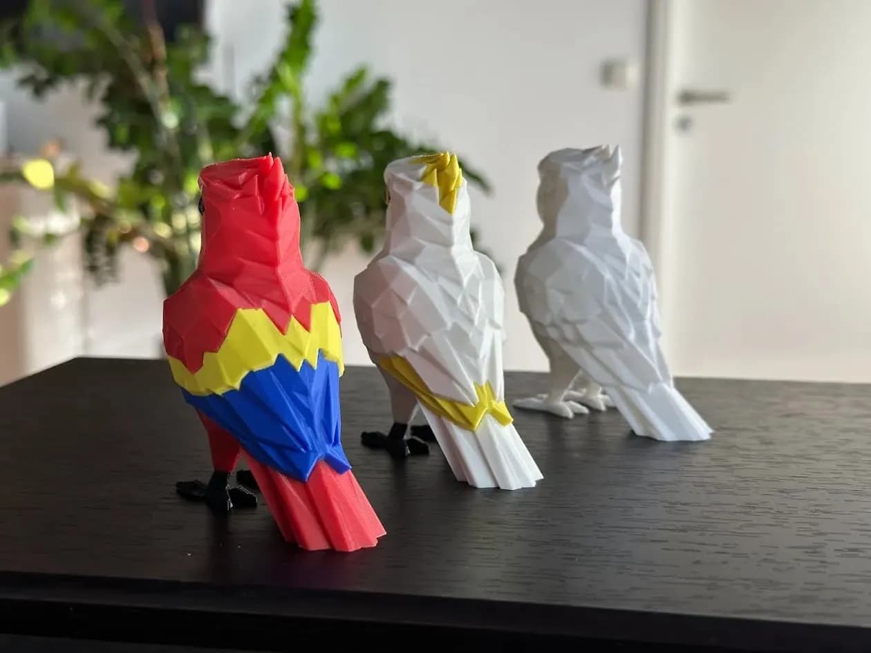 STL - Figura de loro low poly