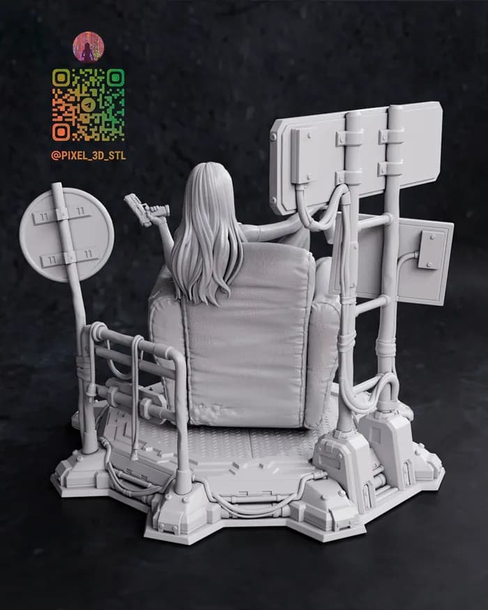STL - Figura de Lucy de Cyberpunk