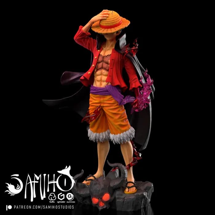 STL - Figura De Luffy Gear 5 5