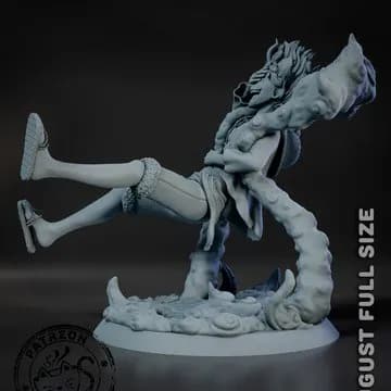 STL - Figura de Luffy Gear 5 6 render 2