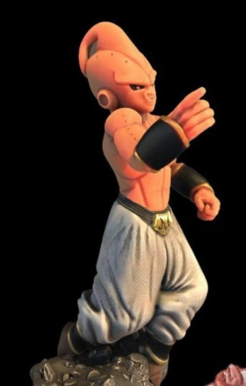 STL - Figura de Majin Buu render 2