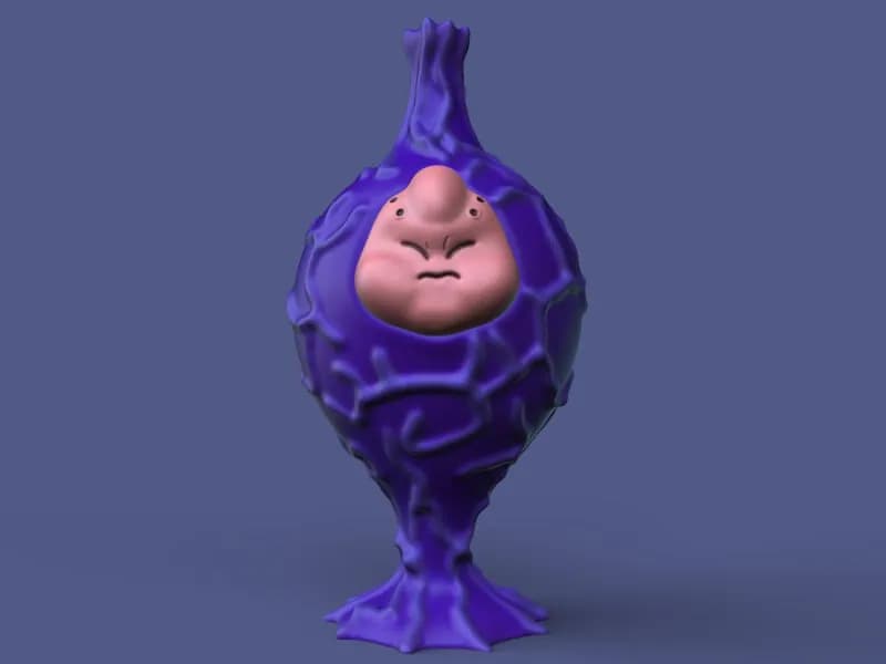 STL - Figura de Majin Buu en capullo