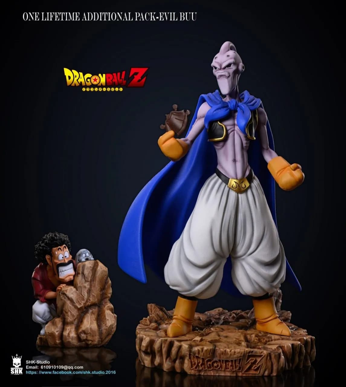 STL - Figura de Majin Buu 'Maldad Pura' render 2