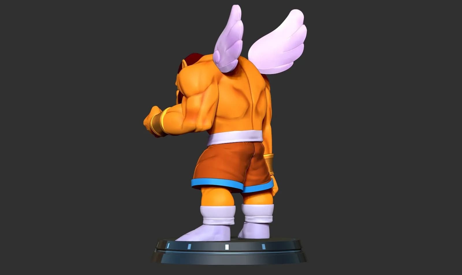 STL - Figura de Majin Vegeta render 5