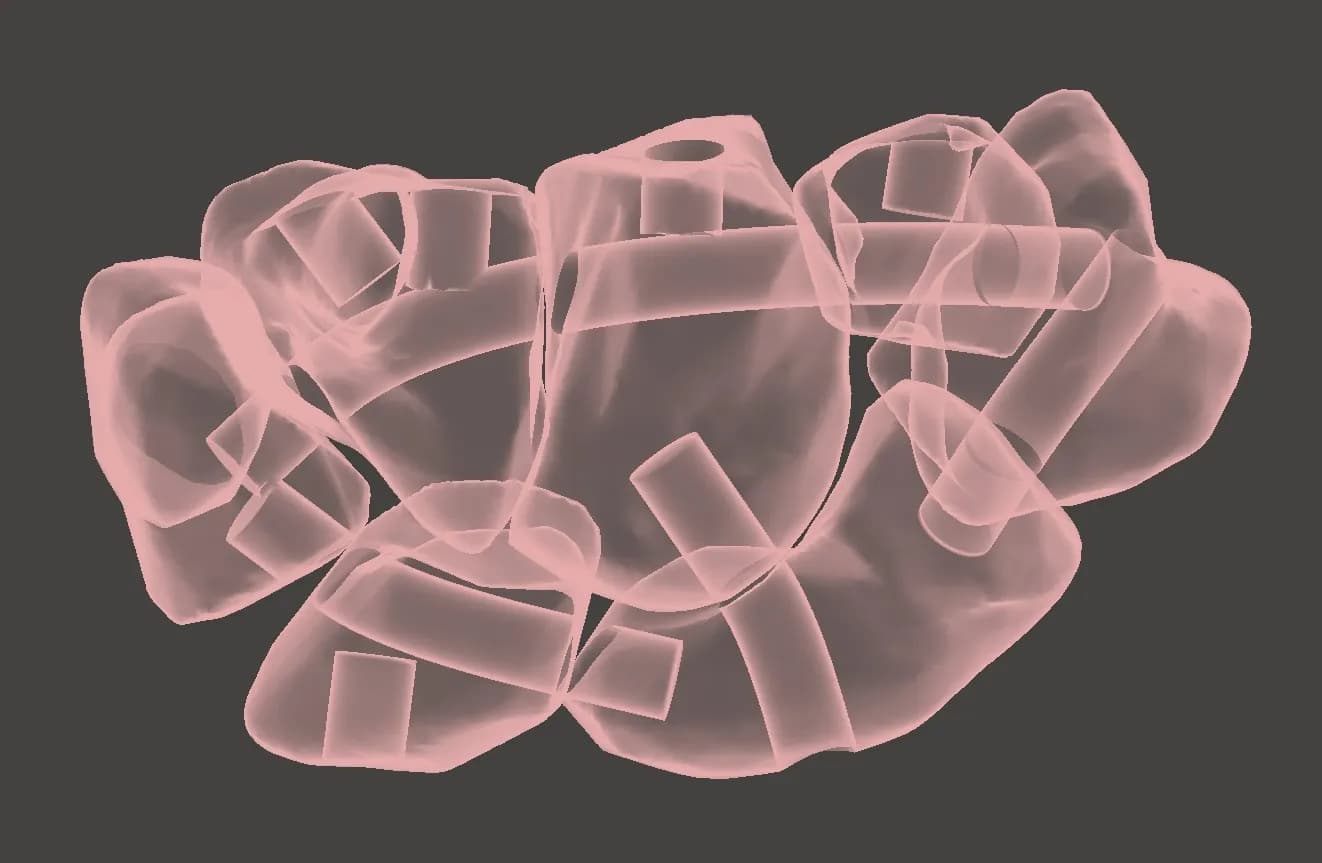 STL - Figura de Mano Humana Articulada render 3