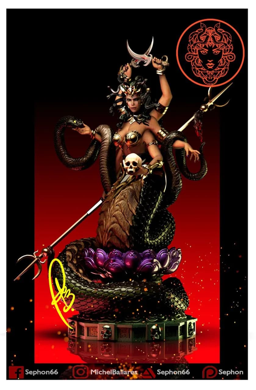 STL - Figura de Marilith