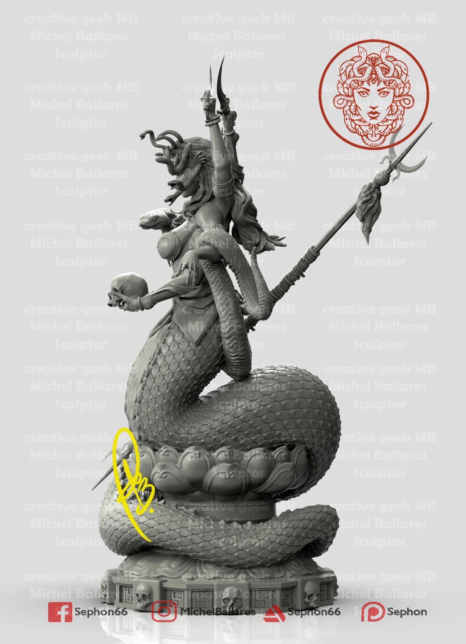 STL - Figura de Marilith