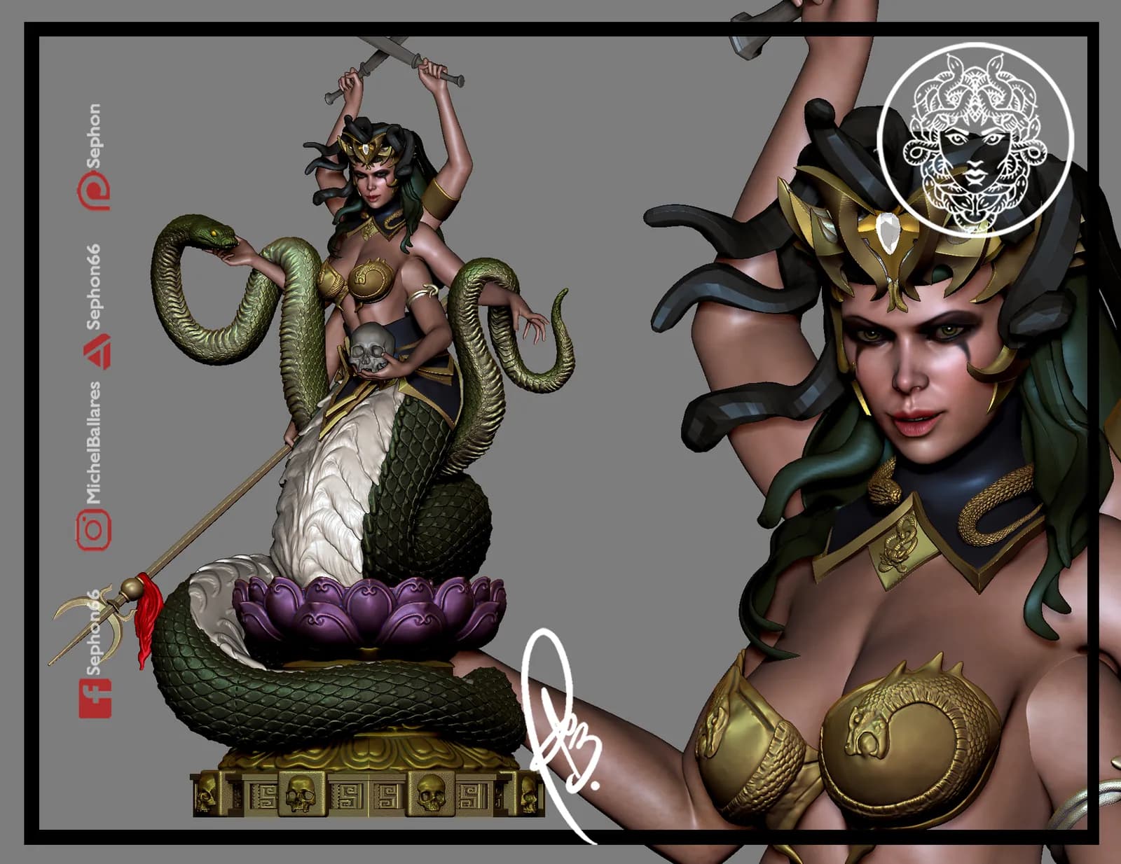 STL - Figura de Marilith