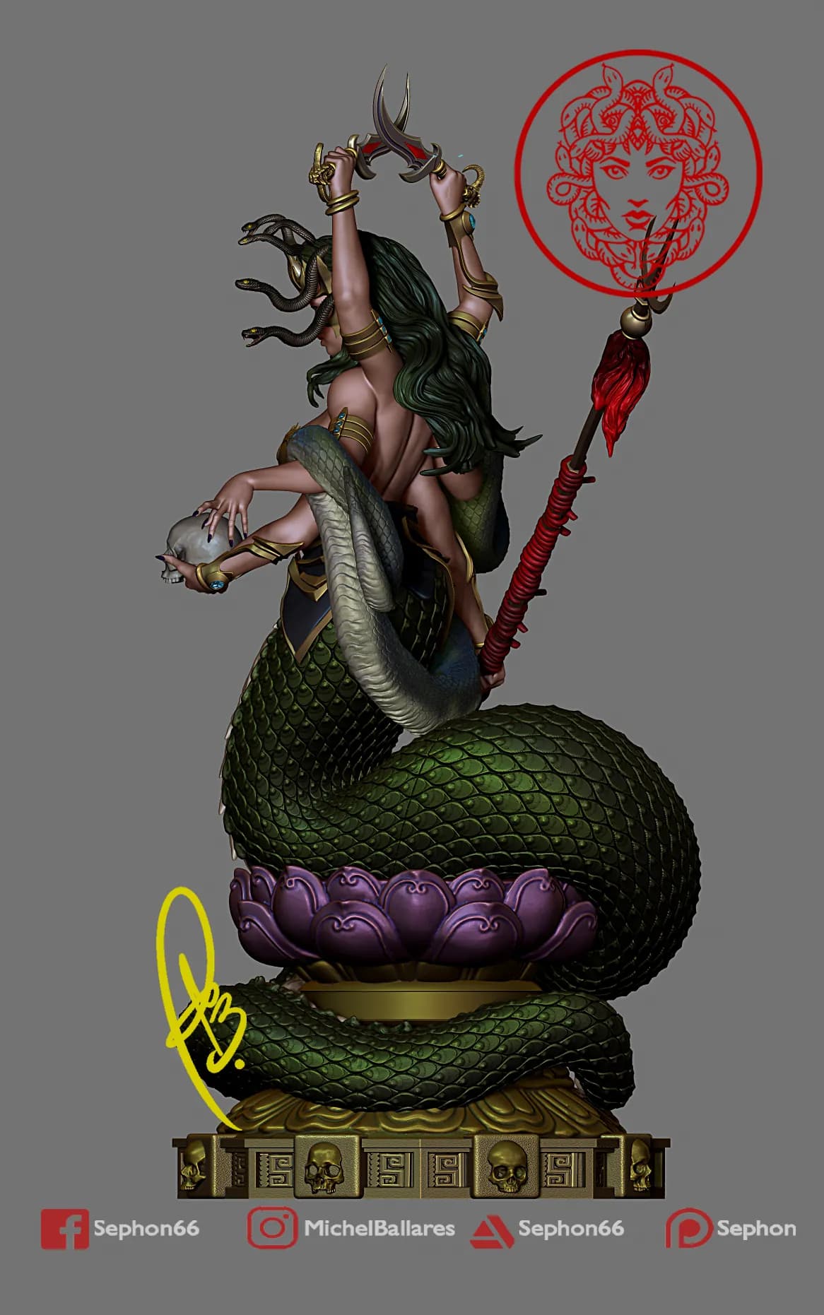 STL - Figura de Marilith