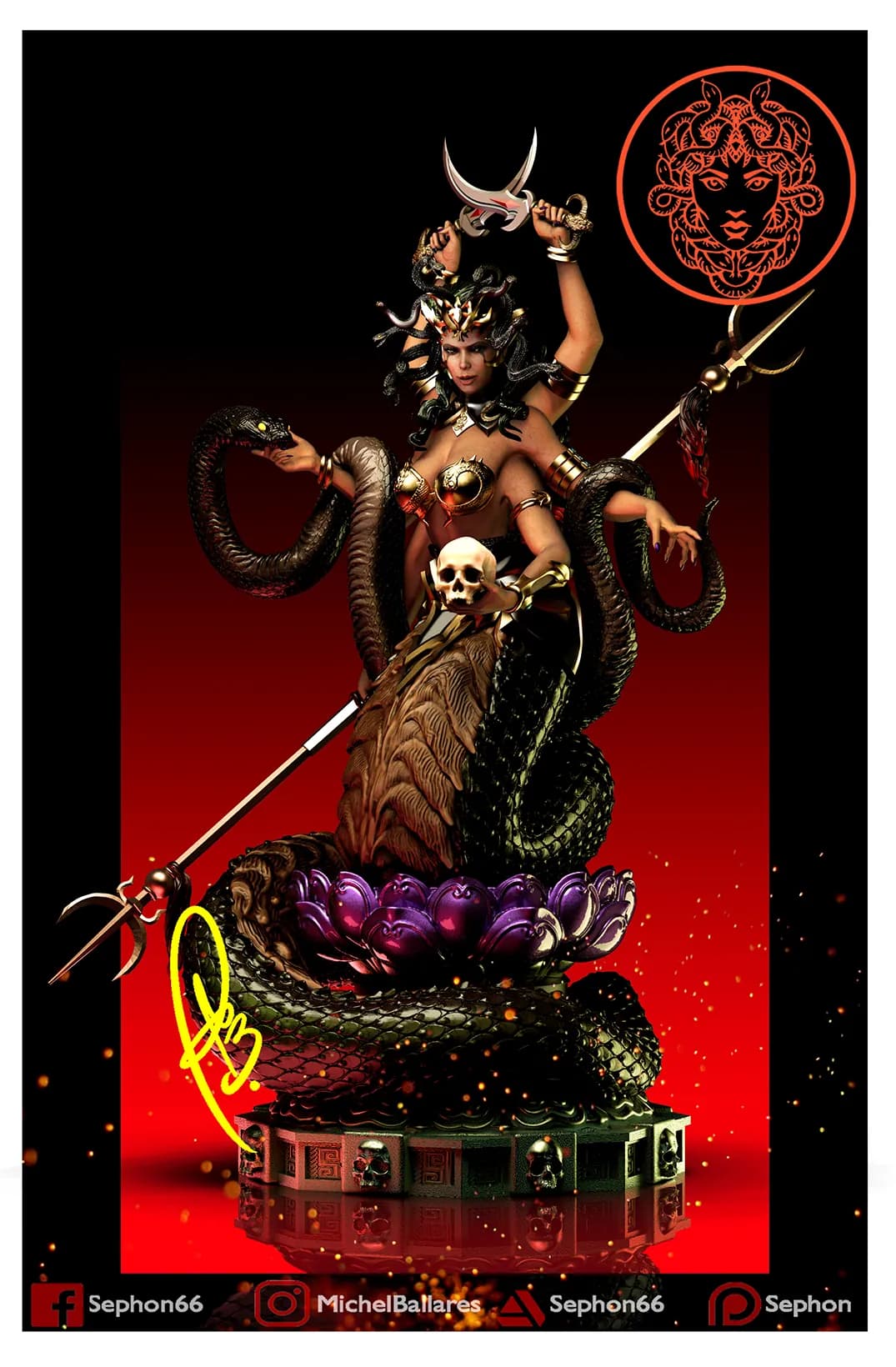 STL - Figura de Marilith