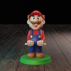 STL - Figura de Mario con Joystick