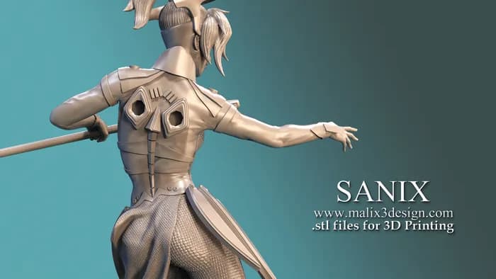 STL - Figura de Mercy de Overwatch