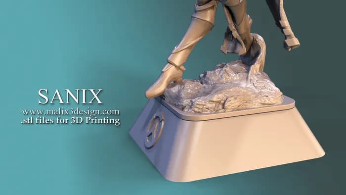 STL - Figura de Mercy de Overwatch