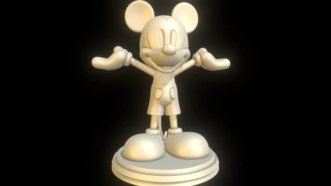 STL - Figura de Mickey Mouse