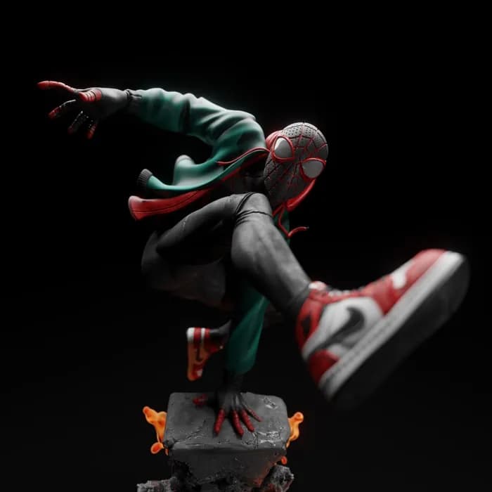 STL - Figura de Miles Morales 2