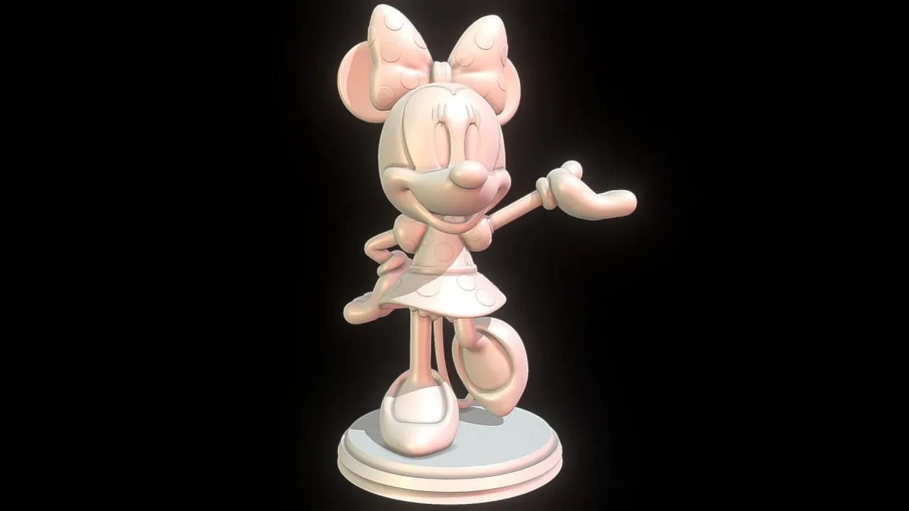 STL - Figura de Minnie Mouse