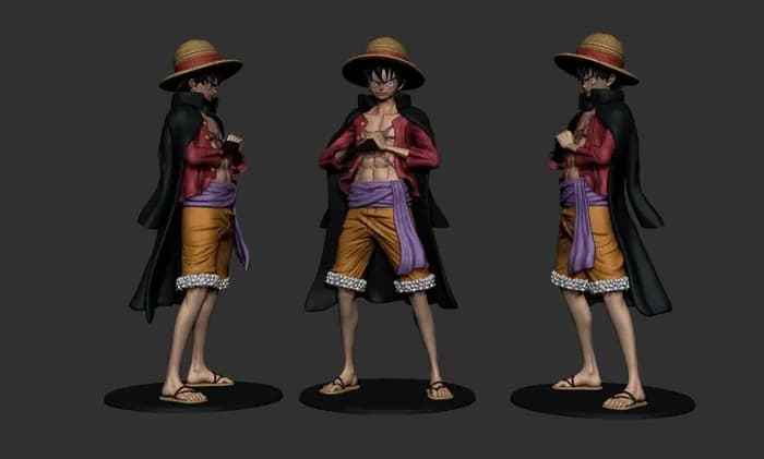 STL - Figura de Monkey D. Luffy 2